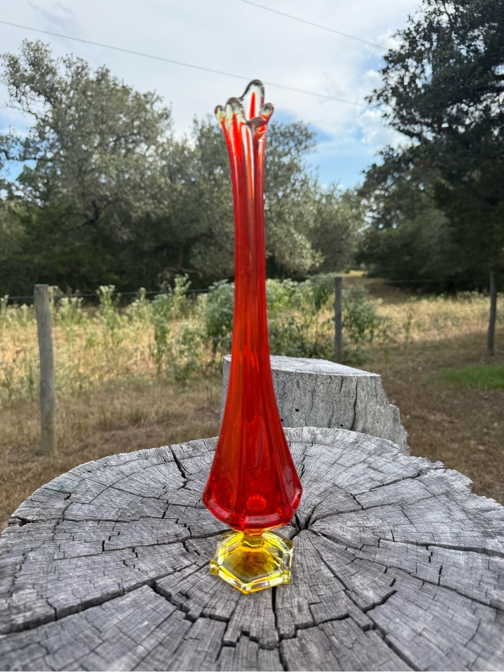 Mid-Century Viking Swung Vase